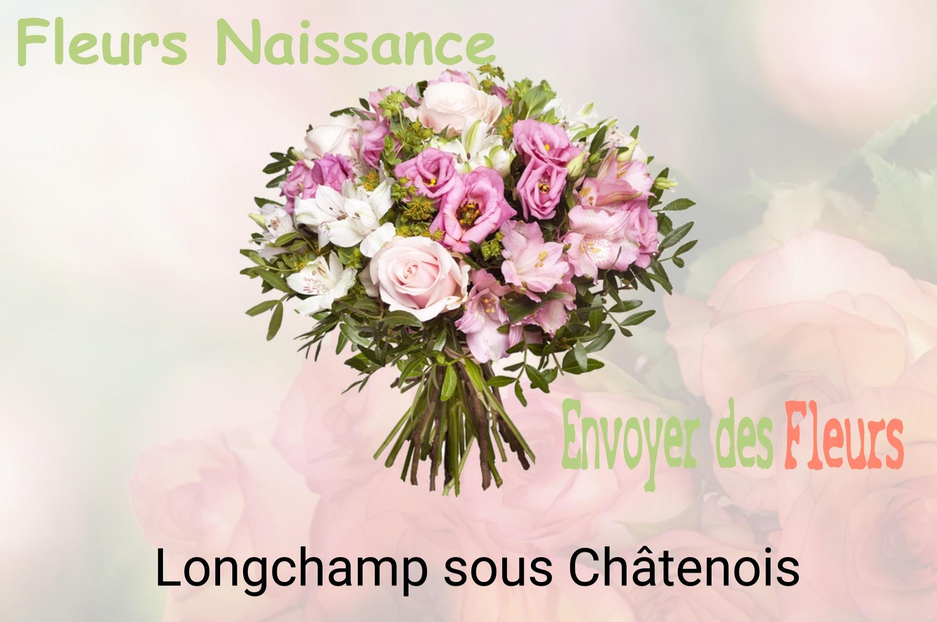 Bouquet de fleurs de naissance livré à Longchamp-sous-Châtenois